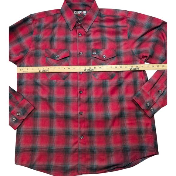 Dixxon Flannel Co. Sick Of It All Plaid Shirt Men’s XL Red Black Long Sleeve - Picture 8 of 9
